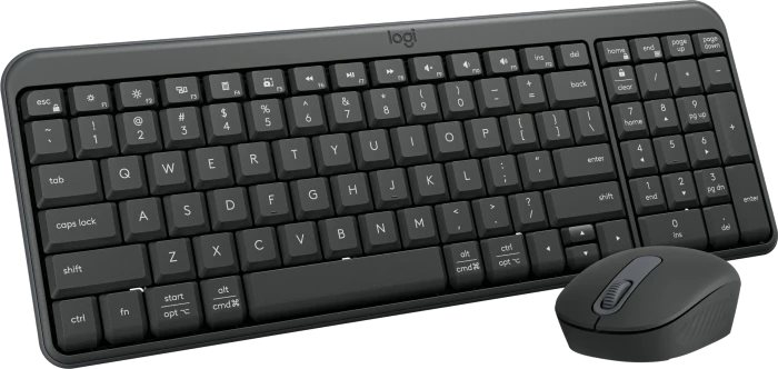 Logitech MK250 Compact Wireless Combo Graphite, Bluetooth, UK