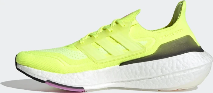 adidas Ultraboost 21 solar yellow/cloud white/screaming pink (Herren)