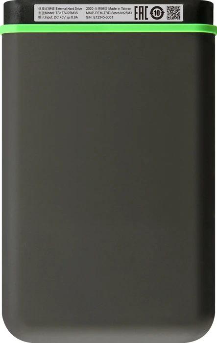 Transcend StoreJet 25M3 Slim, Iron Gray, 1TB, USB 3.0 Micro-B