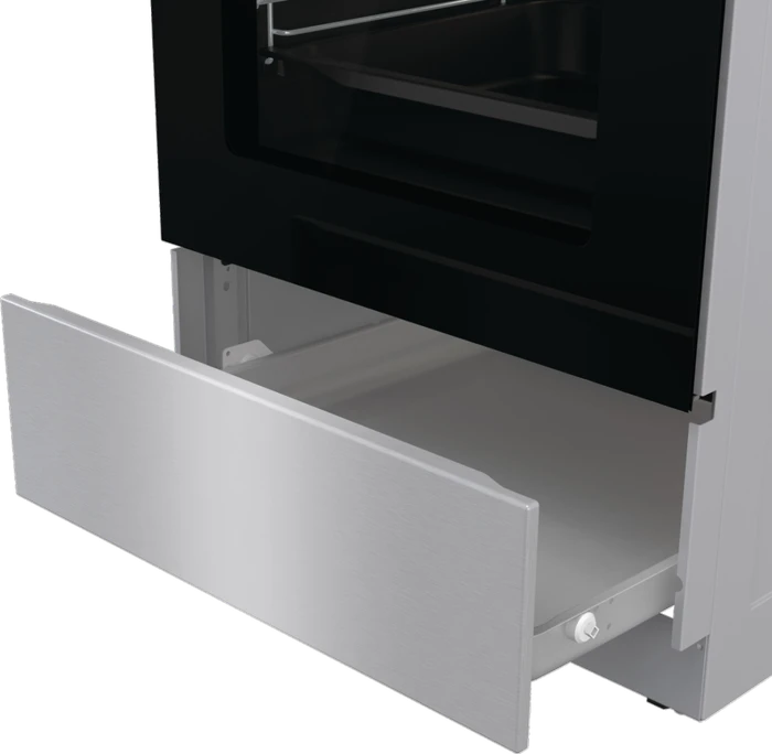 Gorenje GECS5C70XPA Elektroherd mit Glaskeramik-Kochfeld