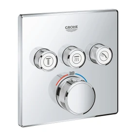 Grohe Grohtherm SmartControl Thermostat mit 3 Ventilen chrom
