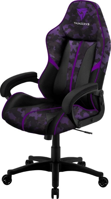 Thunder X3 BC1 CAMO Gamingstuhl Ultra Violet, camouflage/violett