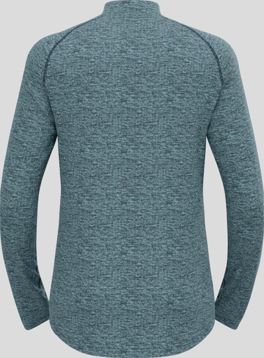 Odlo Tencia Midlayer Half Zip Funktionsshirt langarm provincial blue melange (Herren)