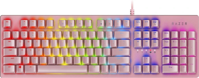 Razer Huntsman Quartz Pink, Razer Clicky Optical PURPLE, USB, US