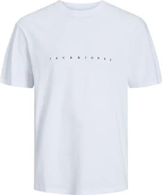 Jack & Jones Logo T-Shirt kurzarm weiß (Herren)