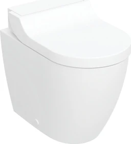 Geberit AquaClean Tuma Comfort WC-Komplettanlage Stand-WC, wandbündig weiß/weiß