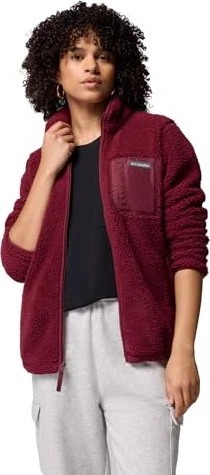Columbia West Bend II Sherpa Jacke rich wine (Damen)