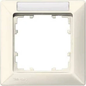 Siemens DELTA line Rahmen 1-Fach, 80x80mm, elektroweiß