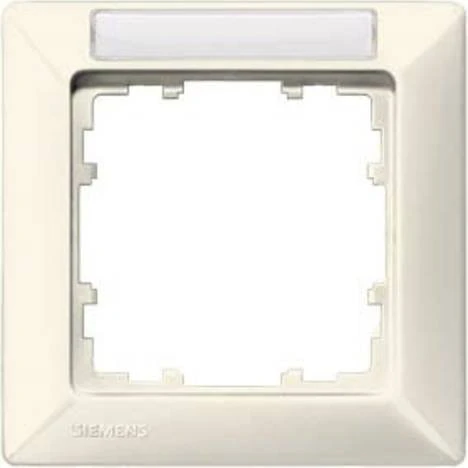 Siemens DELTA line Rahmen 1-Fach, 80x80mm, elektroweiß