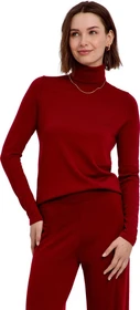 Falke Casual Wool Rollkragen Pullover red velvet (Damen)
