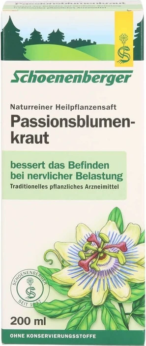Schoenenberger Heilpflanzensaft Passionsblumenkraut, 200ml