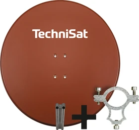 TechniSat Satman 850 Plus inkl. LNB-Halteschelle ziegelrot