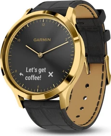 Garmin vivomove HR Premium Aktivitäts-Tracker gold/schwarz (010-01850-AC)