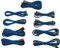 Corsair AX850/AX750/AX650 Sleeved Modular Upgrade-Kit, blau Vorschaubild