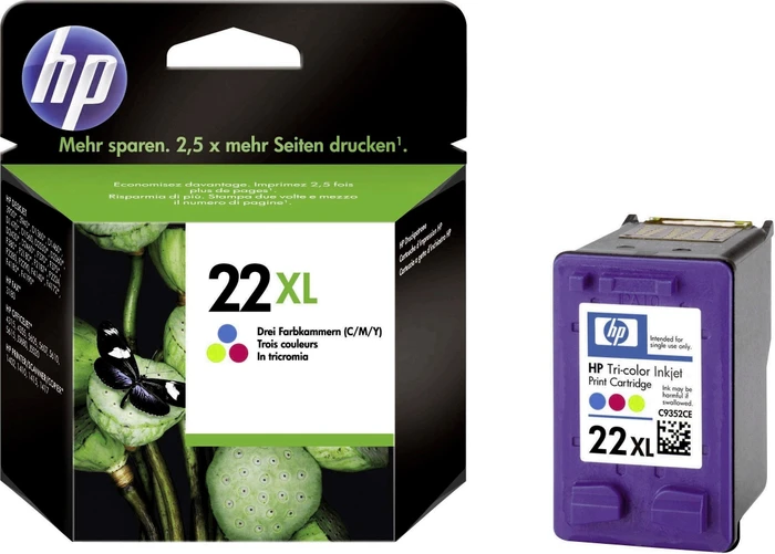 HP Druckkopf mit Tinte 22 XL dreifarbig