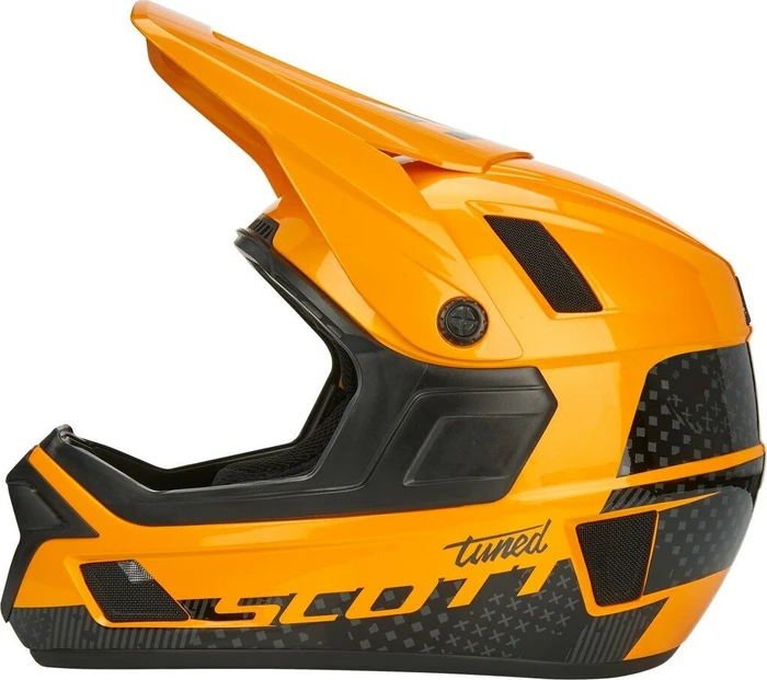 Scott Nero Plus Fullface-Helm fire orange