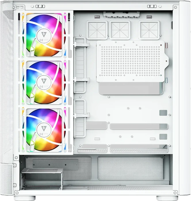 Modecom Volcano AQ500 ARGB White, Glasfenster