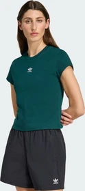 adidas Essentials Slim T-Shirt kurzarm aurora ivy (Damen)