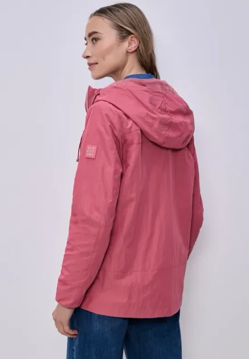 Street One Kapuze und Zipper Jacke desert berry (Damen)