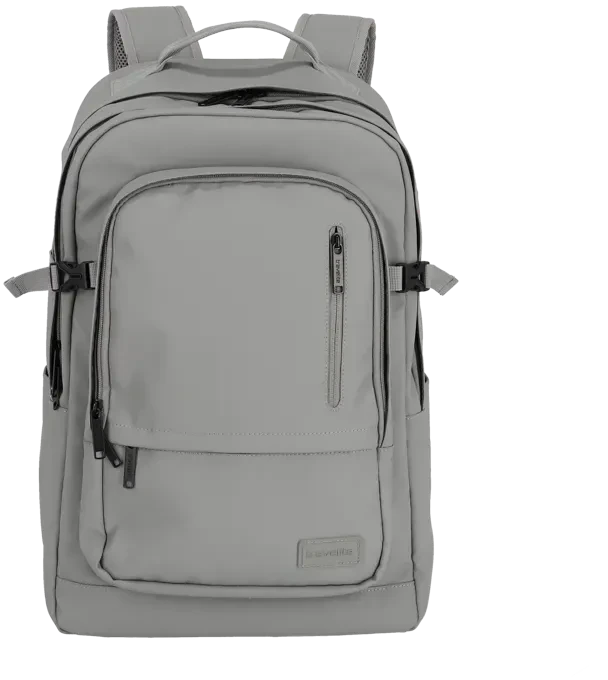 Travelite Basics Laptoprucksack, 15.6", hellgrau