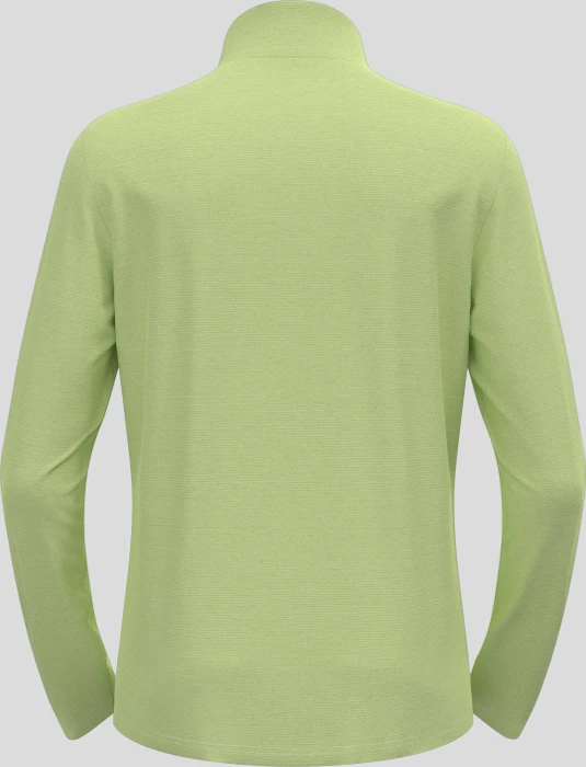 Odlo Roy Midlayer Half Zip Funktionsshirt langarm shadow lime/lime cream (Herren)