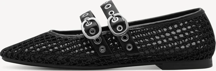 Tamaris Spangenballerinas schwarz (Damen)