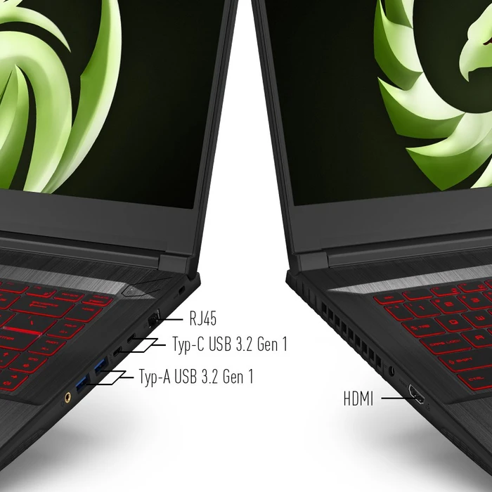 MSI Bravo 15 016-A4DDR, Ryzen 7 4800H, 8GB RAM, 512GB SSD, Radeon RX 5500M, DE