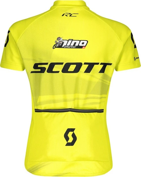 Scott RC Pro Trikot kurzarm black/sulphur yellow (Junior)