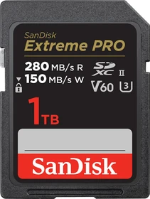 SanDisk Extreme PRO R280/W150 1TB, UHS-II U3, Class 10