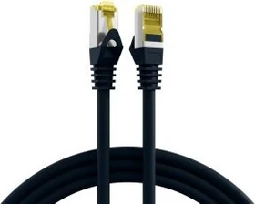 EFB Elektronik Patchkabel, Cat7/Cat6a, S/FTP, RJ-45/RJ-45, 1m, schwarz