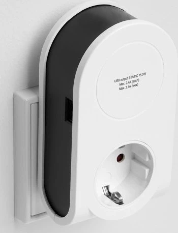 REV Ritter USB-Ladegerät Flex 3 in 1 weiß/schwarz