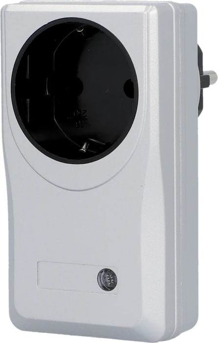 uniTEC 3+1 Micro, Funksteckdose mit Fernbedienung silber, Set