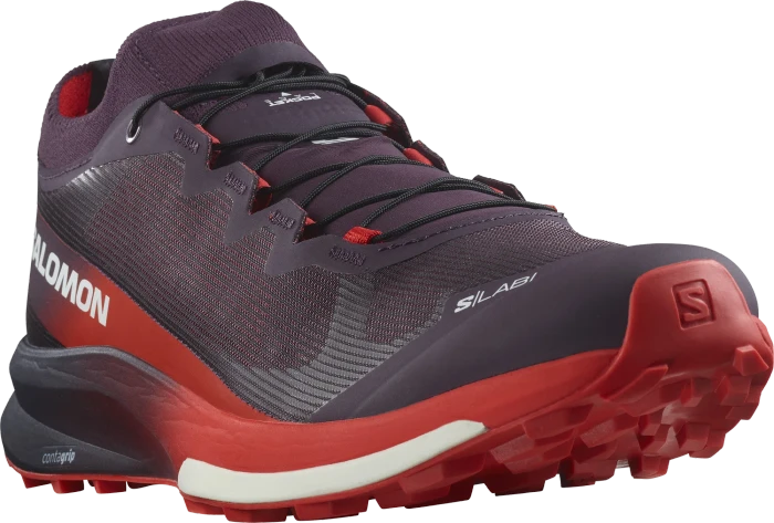 Salomon S/Lab Ultra 3 plum perfect/fiery red/white (Herren)