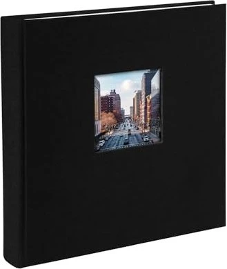 Goldbuch Buch Fotoalbum Bella Vista 25x25 weiße Seiten schwarz