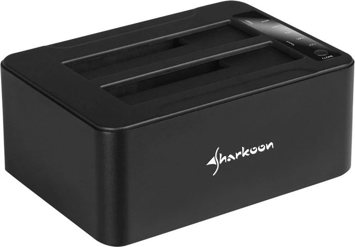 Sharkoon SATA Quickport Duo Clone, USB-C 3.1