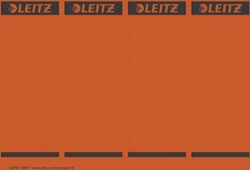 Leitz selbstklebende Ordner-Rückenschilder kurz/breit, rot, 25 Blatt/100 Stück