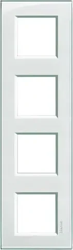 Bticino Livinglight Abdeckrahmen 4-fach, aquamarin