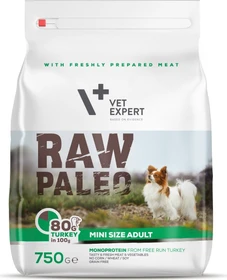 VetExpert Hundetrockenfutter Raw Paleo Adult Mini, 750g