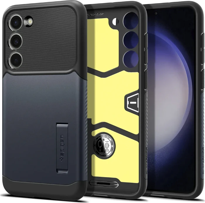 Spigen Slim Armor für Samsung Galaxy S23+ Metal Slate