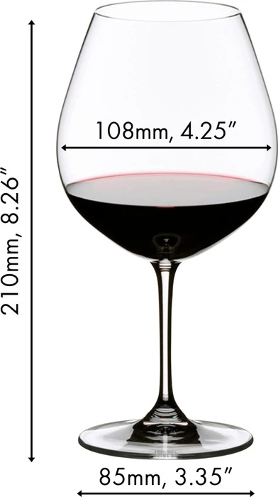 Riedel Vinum Pinot Noir Burgundy Red Weinglas, 2 Stück