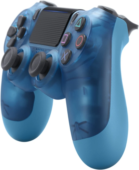 Sony DualShock 4 2.0 Controller wireless Crystal Edition transparent blau (PS4)