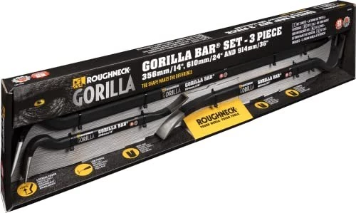 Roughneck Gorilla Bar Nageleisen-Satz, 3-tlg.