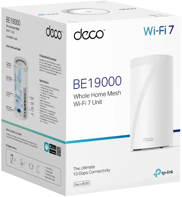 TP-Link Deco BE85, Wi-Fi 7, BE19000, 1er (Deco BE85 (1-Pack))