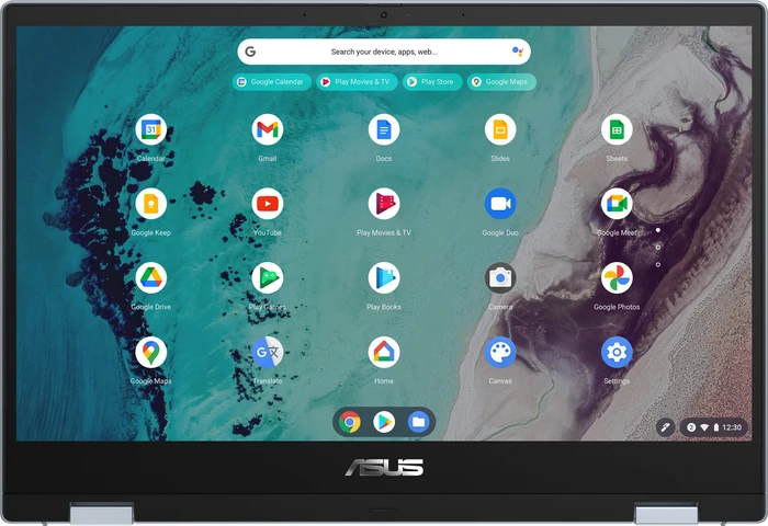 ASUS Chromebook Flip CX3 CX3400FMA-E10026, AI Blue, Core i5-1130G7, 8GB RAM, 256GB SSD, DE