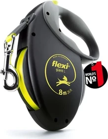 flexi Giant L, 8m, Gurt, 8m, Neongelb
