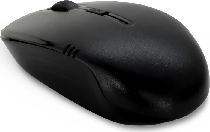 Inter-Tech M-208 kompakte kabellose Maus schwarz, USB