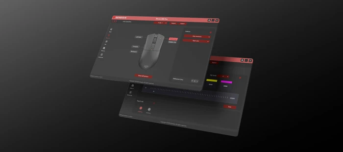 Genesis Zircon 880 Pro 8K/8K Wireless Gaming Mouse weiß, USB/Bluetooth