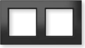 eQ-3 Homematic HmIP-GF2-A Glasrahmen 2-fach, schwarz