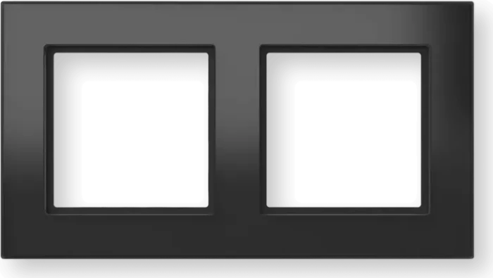 eQ-3 Homematic HmIP-GF2-A Glasrahmen 2-fach, schwarz