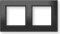 eQ-3 Homematic HmIP-GF2-A Glasrahmen 2-fach, schwarz Vorschaubild